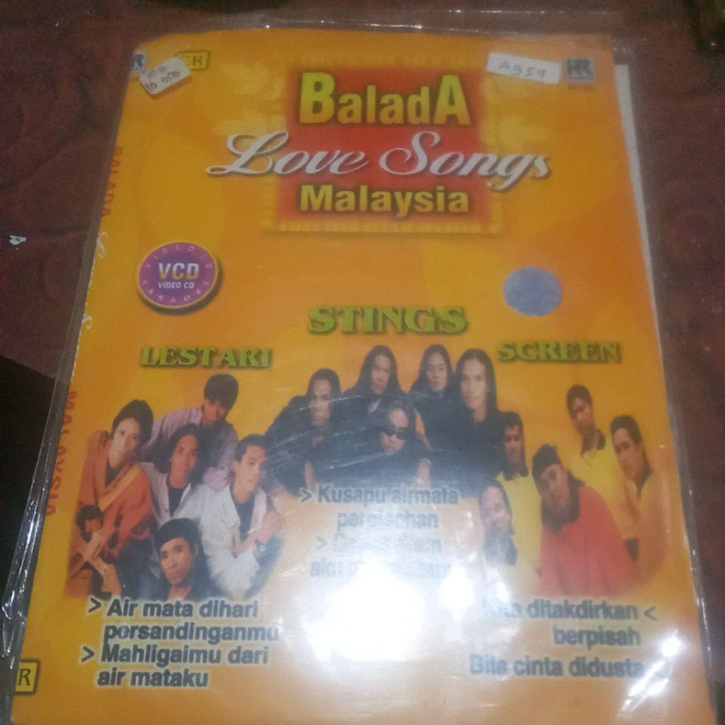 VCD BALADA LOVE SONGS MALAYSIA J-32