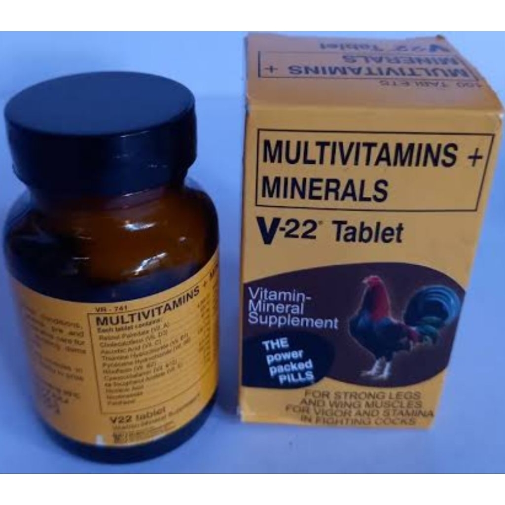 V-22 suplemen ayam aduan komplit