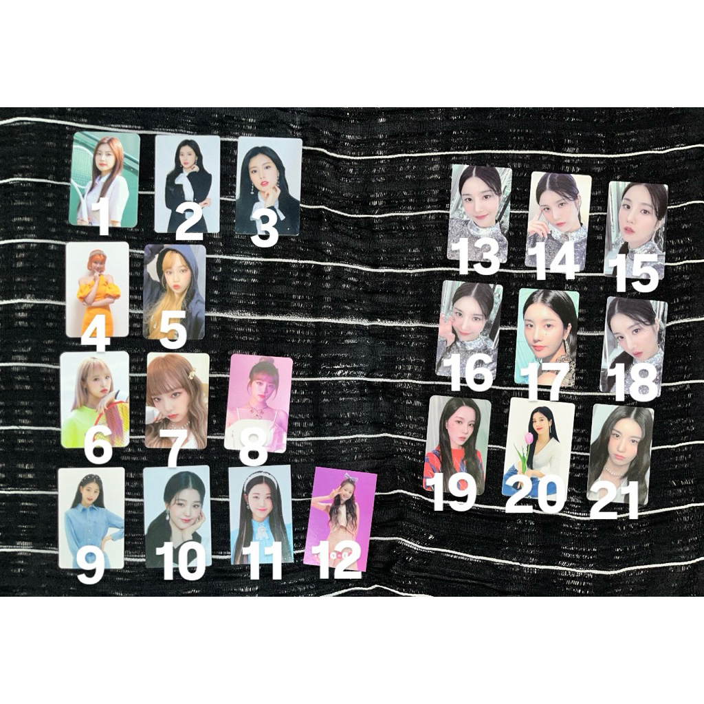 OFFICIAL PHOTOCARD IZ*ONE - Kwon Eunbi, Kang Hyewon, Choi Yena, Kim Chaewon, Jang Wonyoung