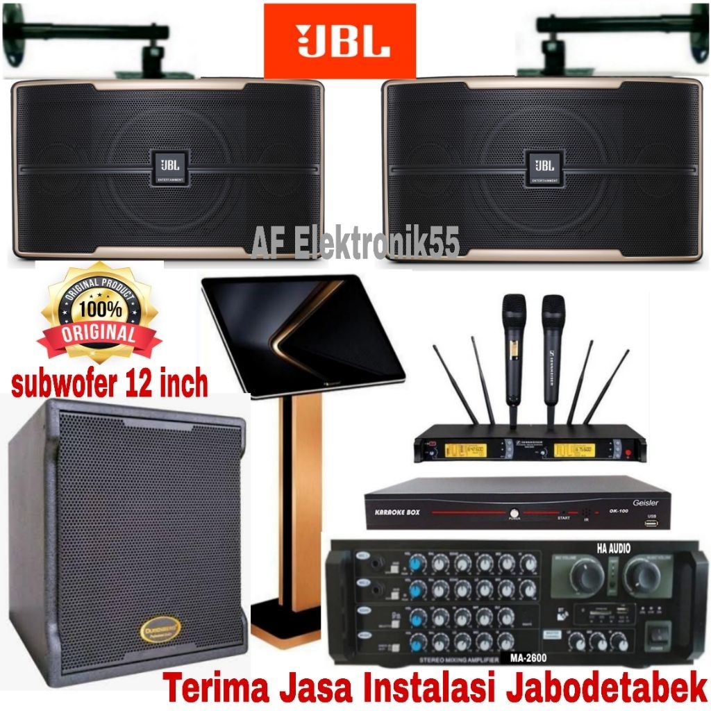Paket Sound System Karaoke JBL ( Komplit 1 ) Original