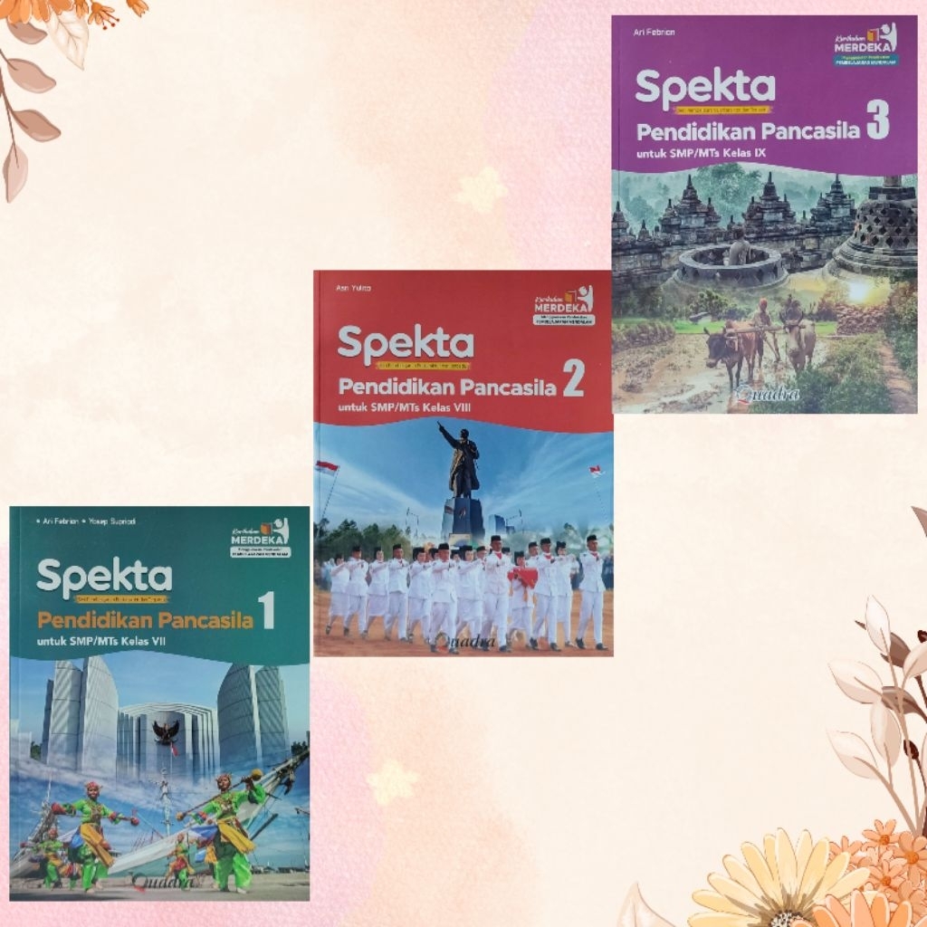 Buku Spekta PPKN SMP/MTs kelas 7,8,9 Kurikulum Merdeka Quadra