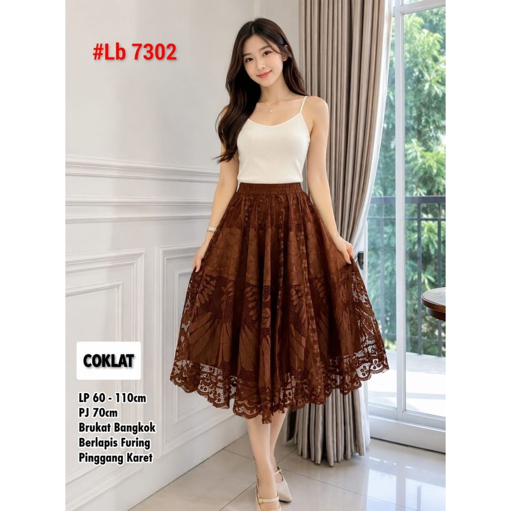 ROK TUTU PREMIUM MOTIF BUNGA