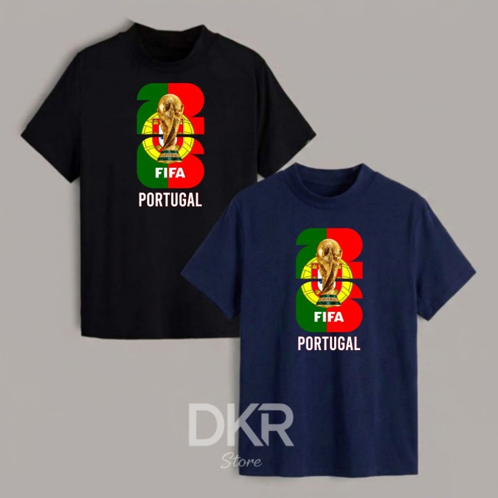 Kaos PORTUGAL Piala Dunia 2026 Baju Timnas  PORTUGAL Piala Dunia 2026 Kaos Tshirt Piala Dunia 2026