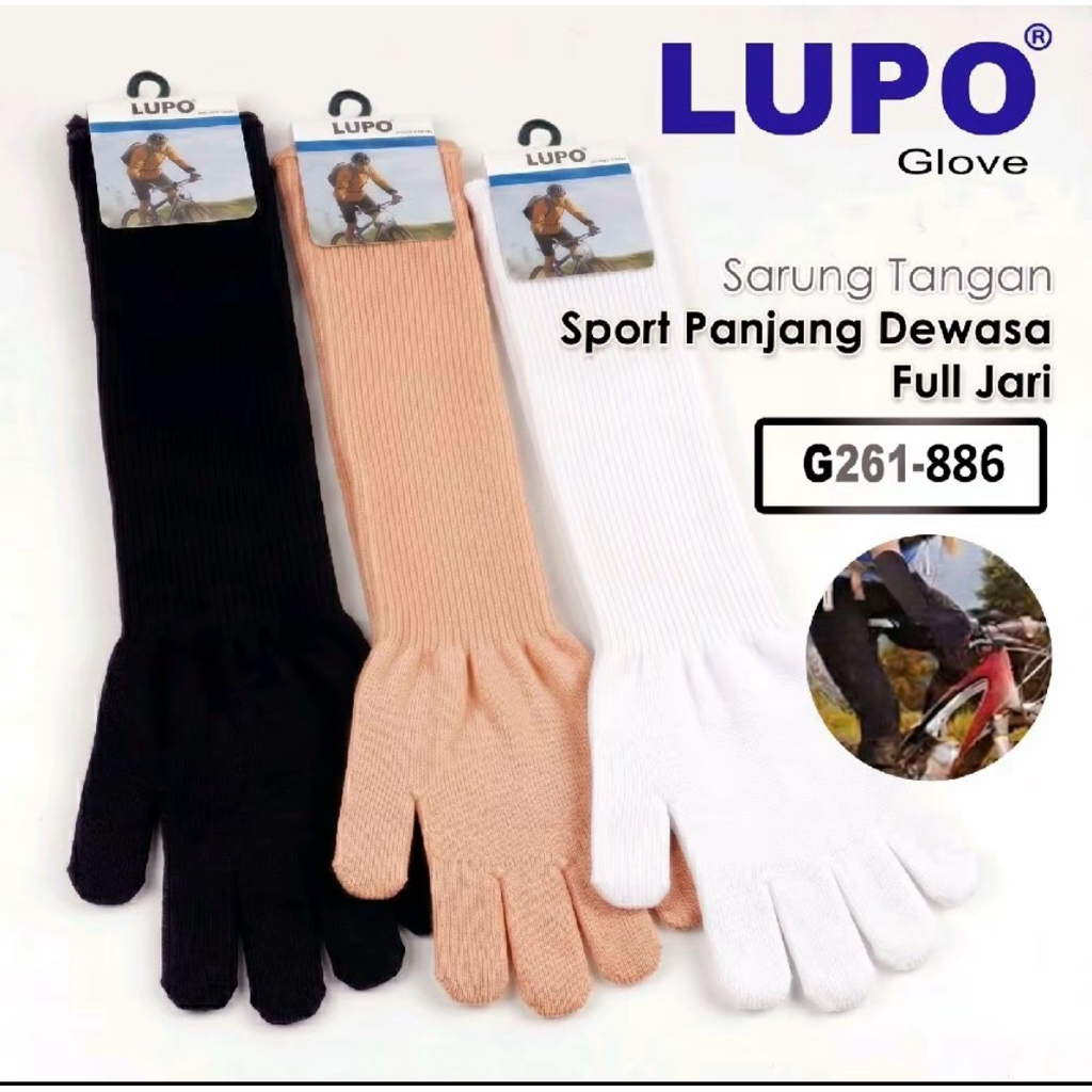 SARUNG TANGAN MANSET SEPEDA LIMA JARI PANJANG/SARUNG TANGAN LIMA JARI PANJANG SPORT/ sarung tangan l