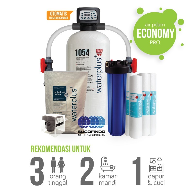 waterplus+ | Paket Filter PDAM | PDAM - Economy Pro