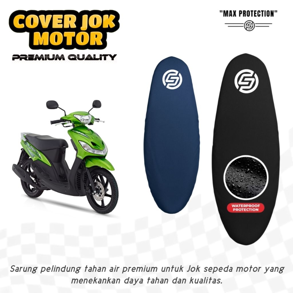 Cover Jok Motor Mio Sporty / Sarung Jok Motor Mio / Aksesoris Motor