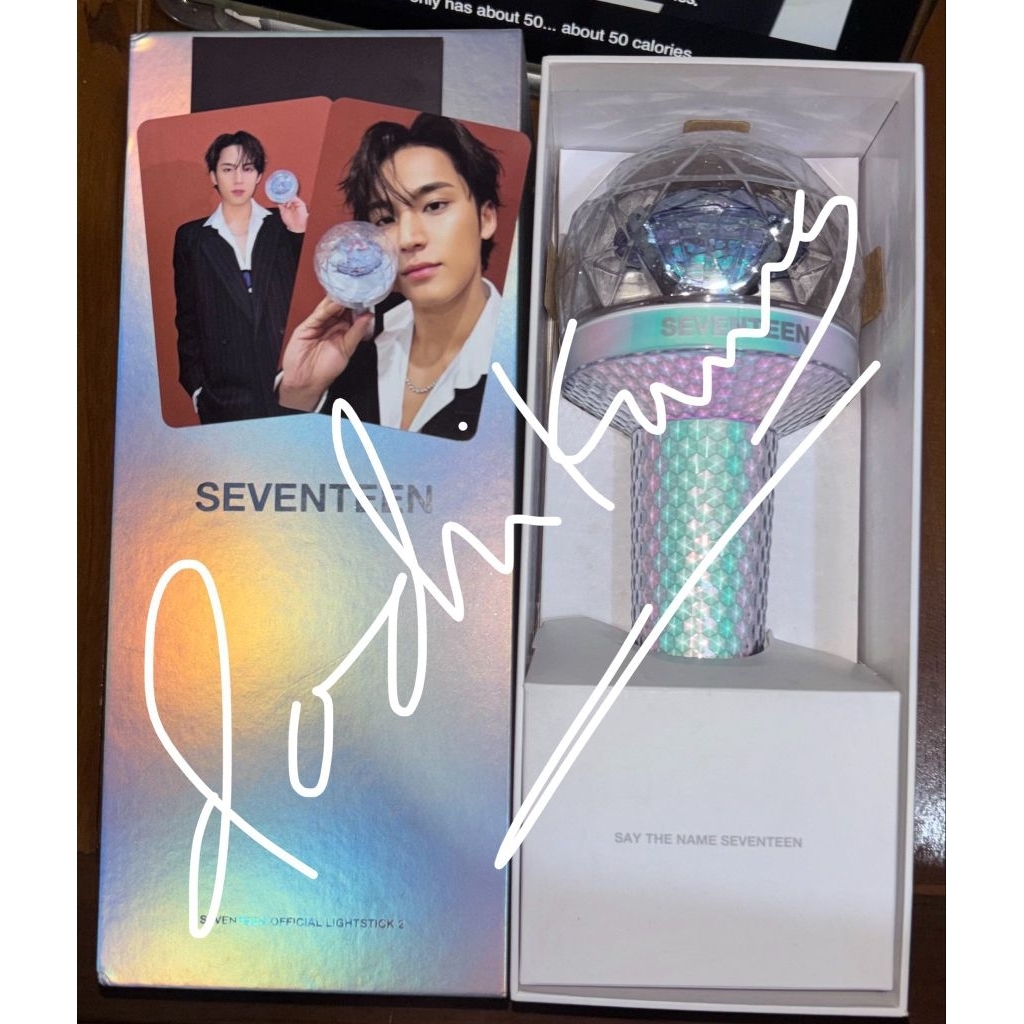 seventeen lightstick carat bong carbong ver 2 mingyu cxm carzone carat zone