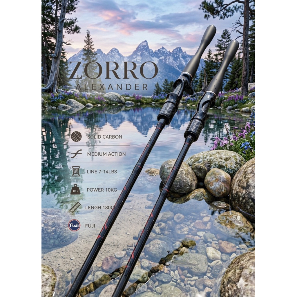 joran pancing medium zorro alexander medium ring fuji