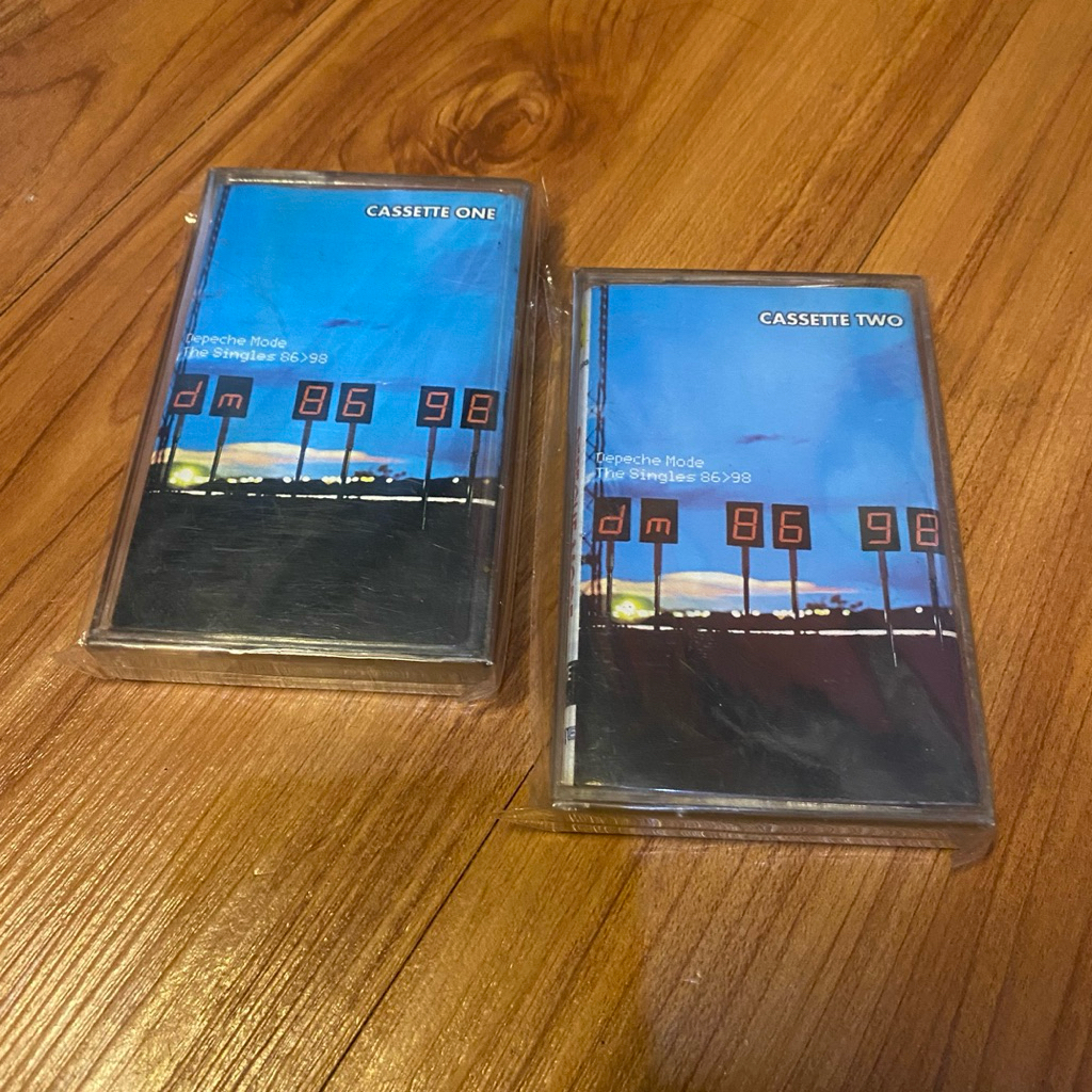 kaset depeche mode ( double kaset )- the singles 86/98 ( the best of )