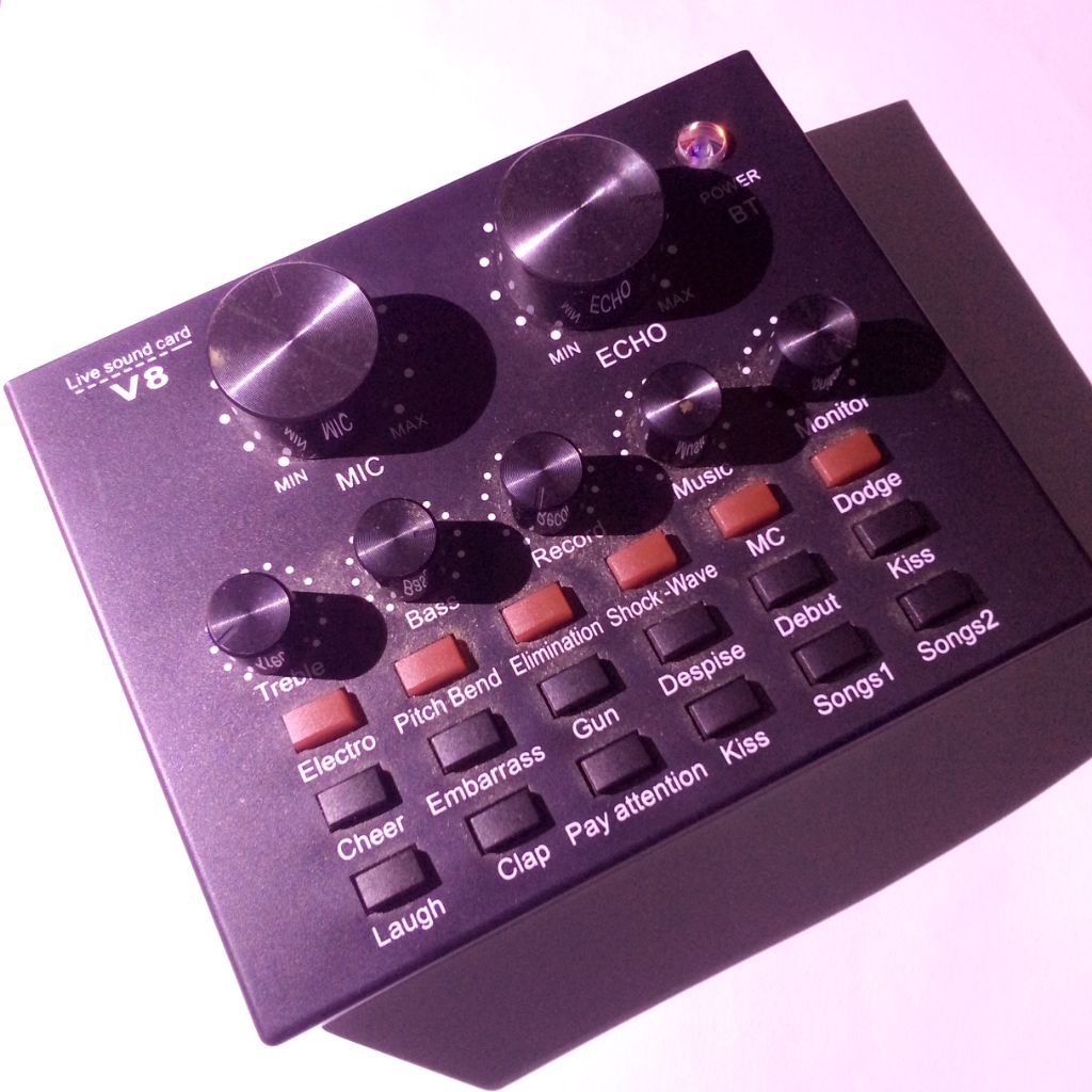 Live Soundcard V8 Bluetooth Audio USB External Mixer Bekas/Second (Murah)