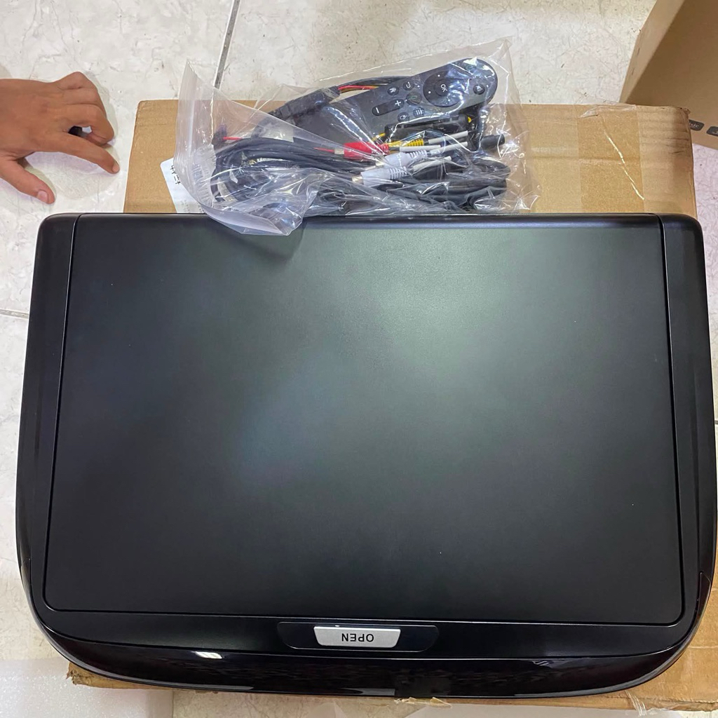Roof Monitor Android 15.6” Alphard Vellfire | TV Plafon Mobil Full HD WiFi