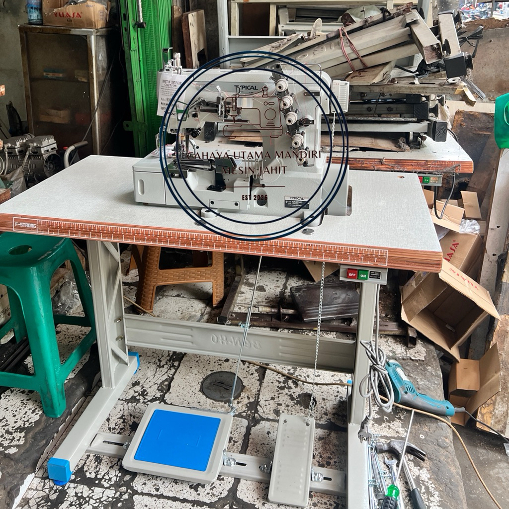 MESIN OVERDACK/OVERDECK/OVERDEK/KAMPUT TYPICAL TIMBUL GK31500D DIRECT SERVO NEW (BARU)