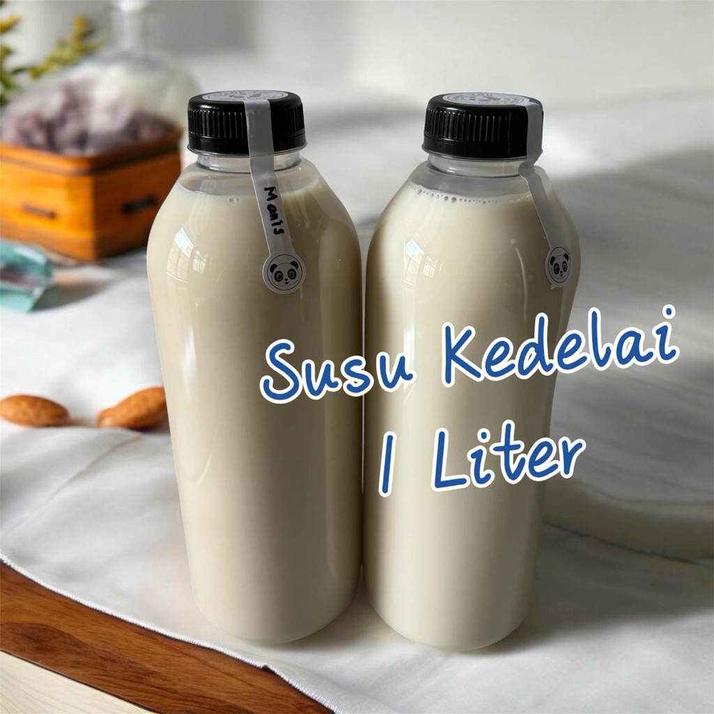 SUSU KACANG KEDELAI | SUSU KACANG HOMEMADE | SUSU KEDELAI SEGAR 1 LITER