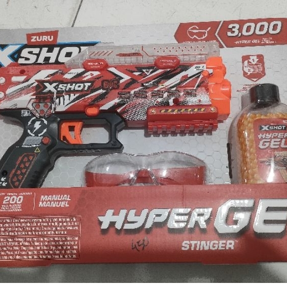 ZURU Xshot manual(tidak menggunakan baterai)hyper gel