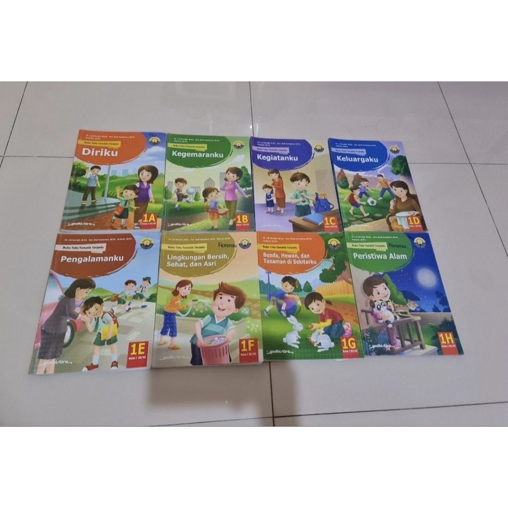 Buku Tematik Terpadu Kelas 1 SD ABCDEFGH Buku Teks Seri Tematik Yudishitra Kelas 1SD 1A 1B 1C 1C 1D 