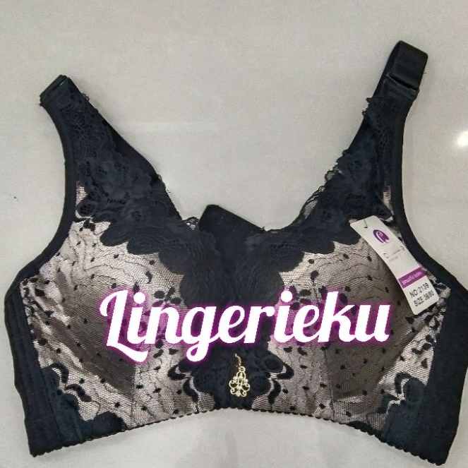 chelyne 2139 Bra BH Wanita Busa Tebal Tanpa Kawat