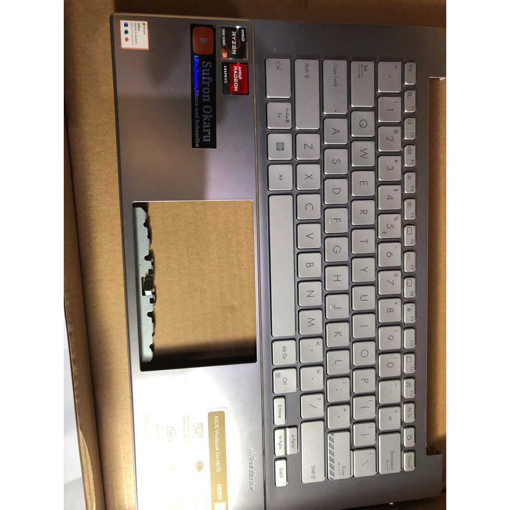 Cover With Keyboard Laptop Asus Vivobook Go 14/15