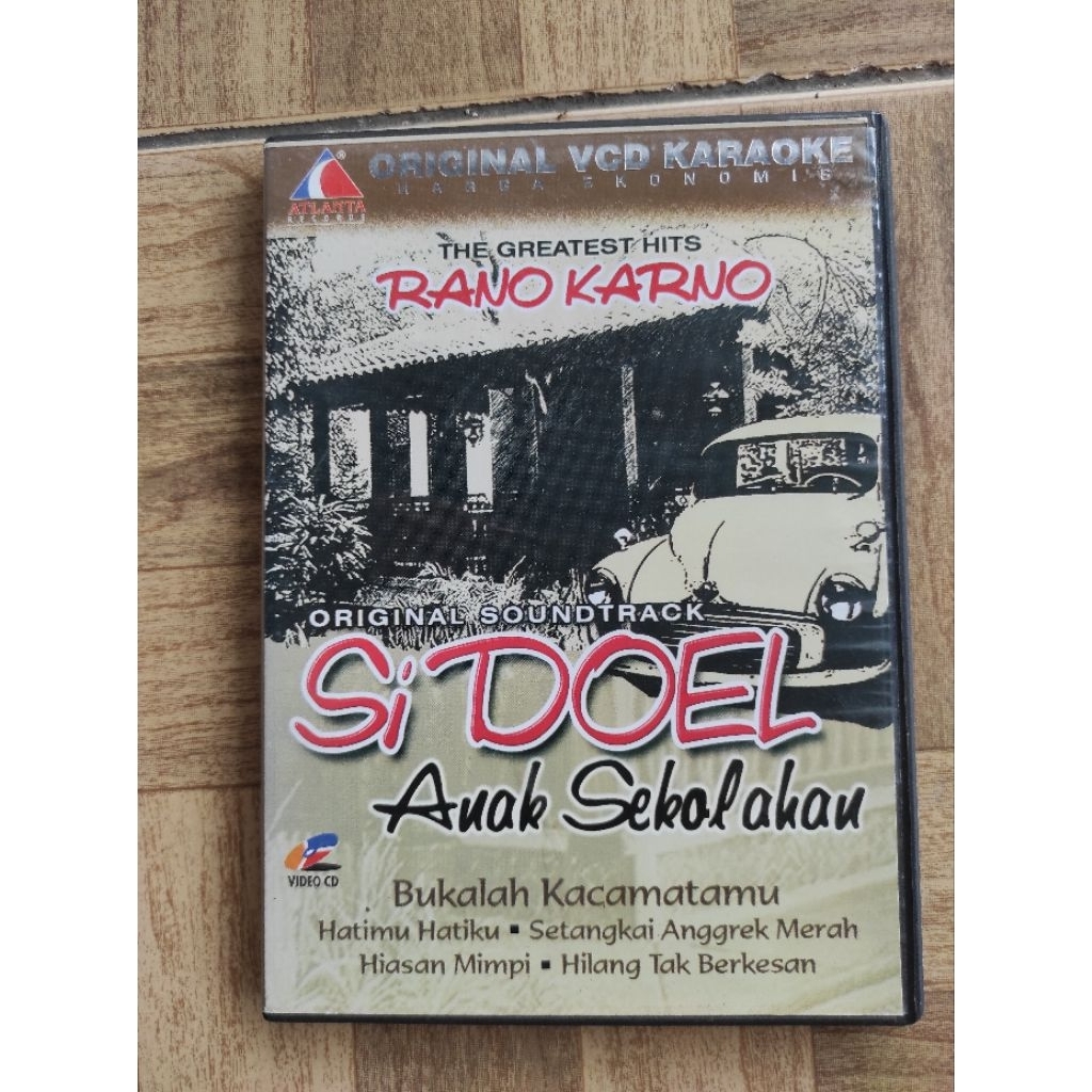 VCD the greatest hits RANO KARNO original sountrack si doel anak sekolahan