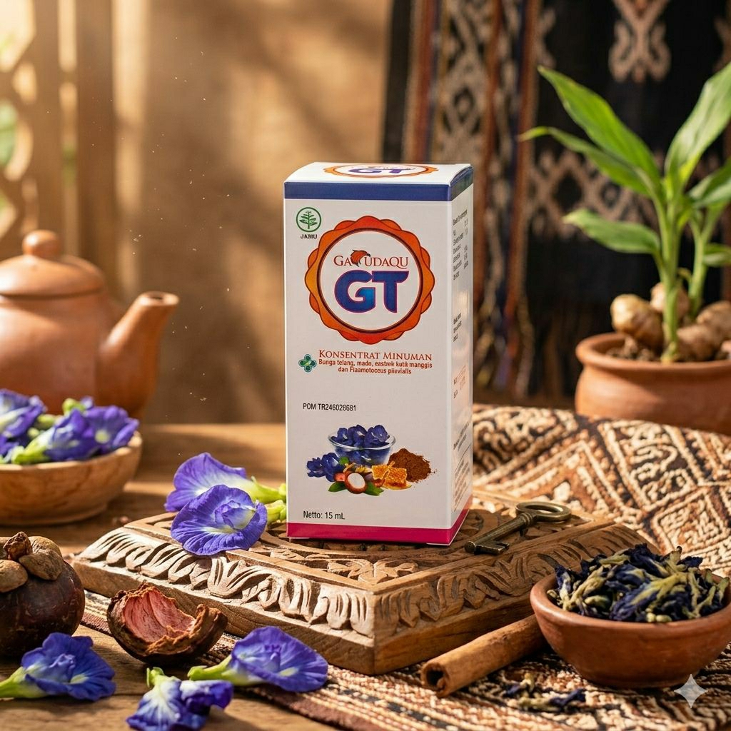 GT Bunga Telang Konsentrat GMA GT Original 15ml - Produk Resmi & Murni Alami