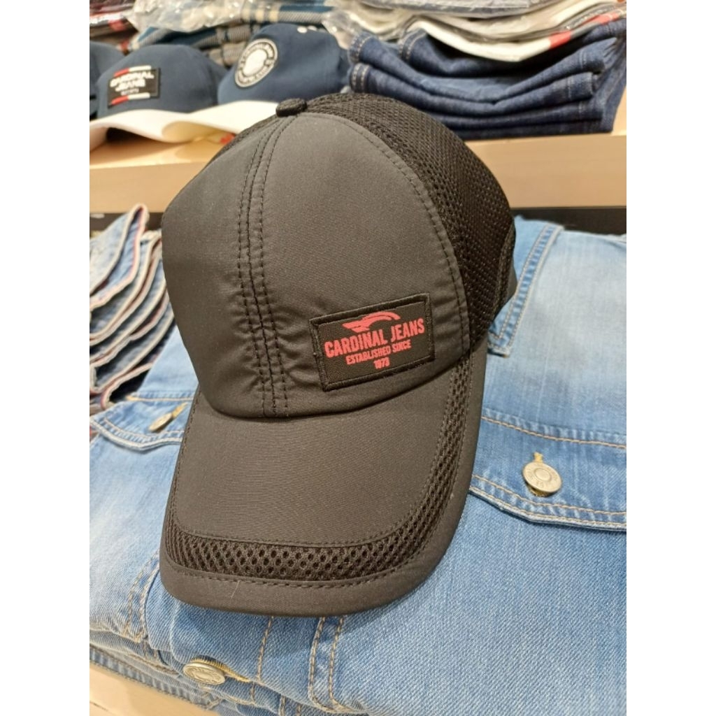 Topi cardinal jeans original reguler terbaru hitam
