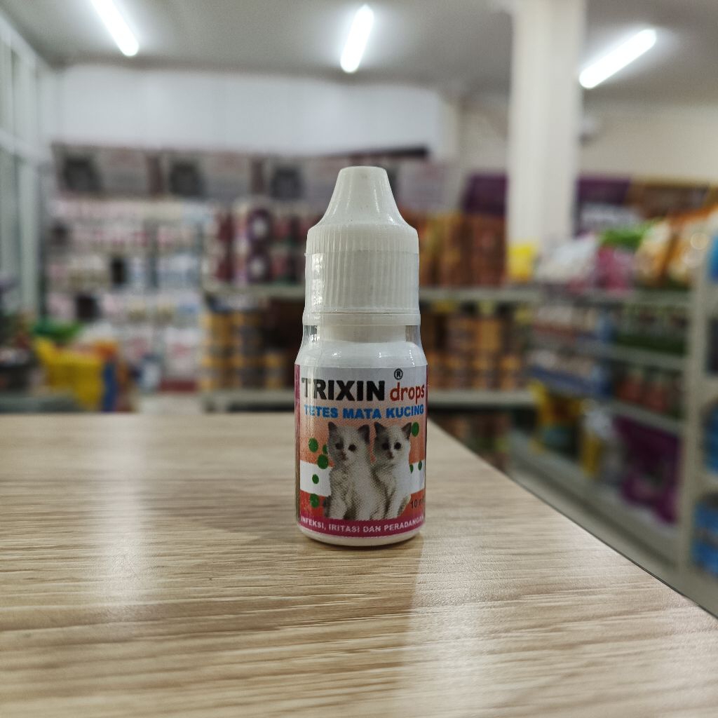 Tetes Mata Kucing Trixin Drop 10ml - Tetes Mata Untuk Kucing