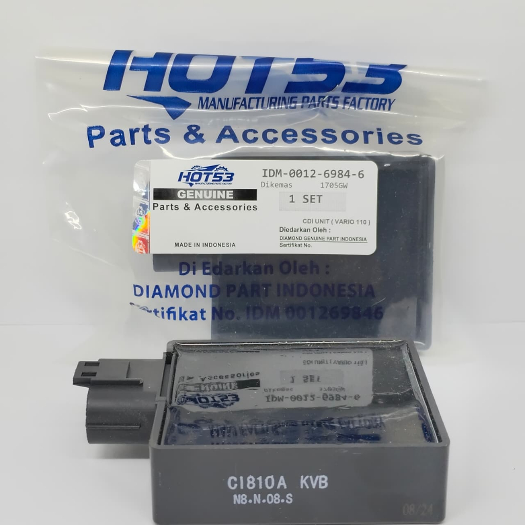 CDI UNIT VARIO 110 HOT 53 CDI MOTOR  KVB VARIO OLD KARBU