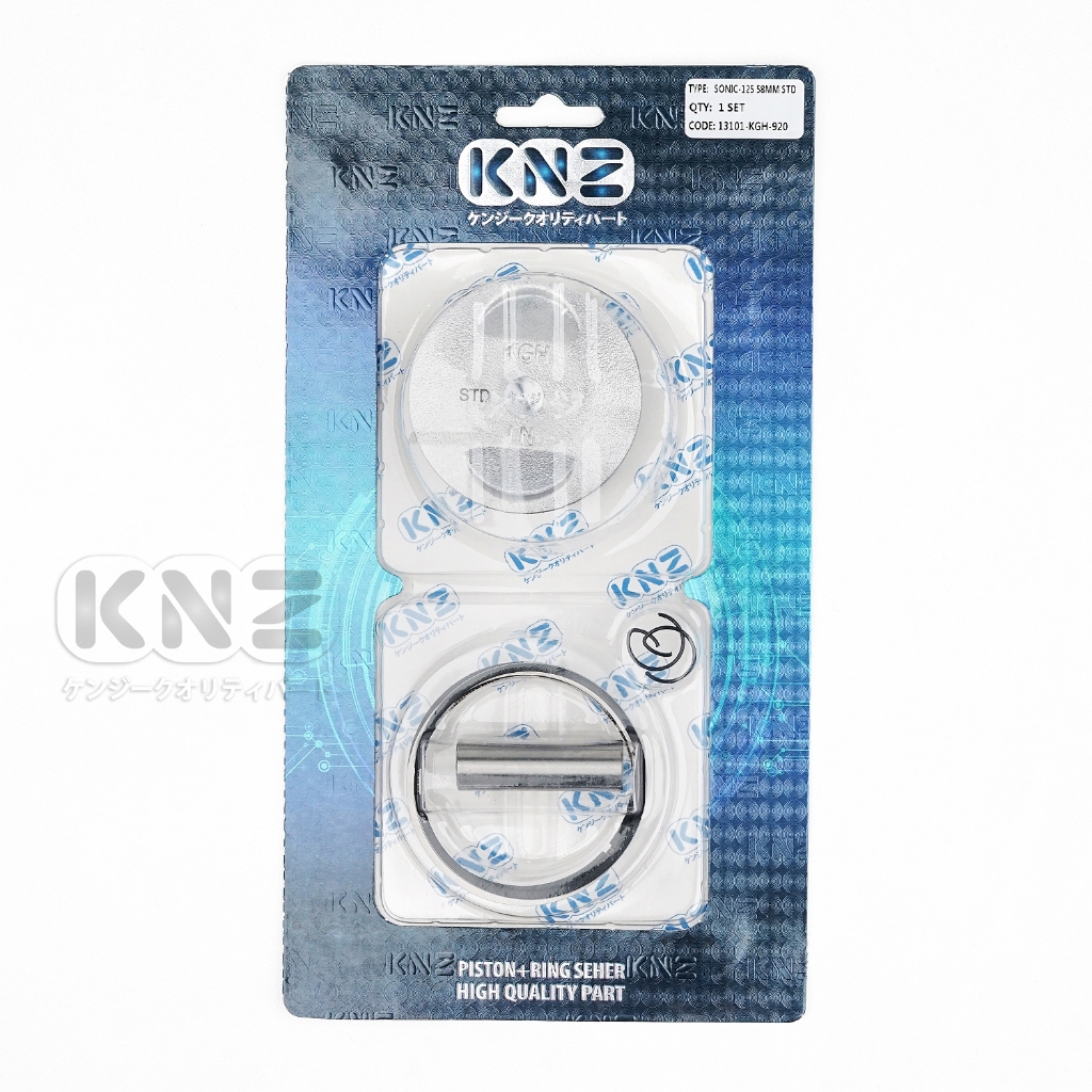 PISTON KIT + RING SEHER SONIC 125 58MM KGH KNZ