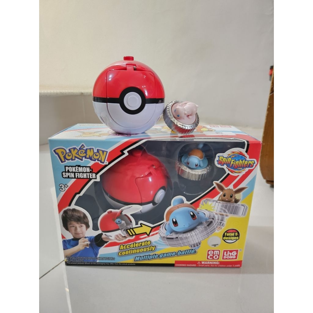 Preloved 2 Pokemon Spin Figther Gasing Pokemon