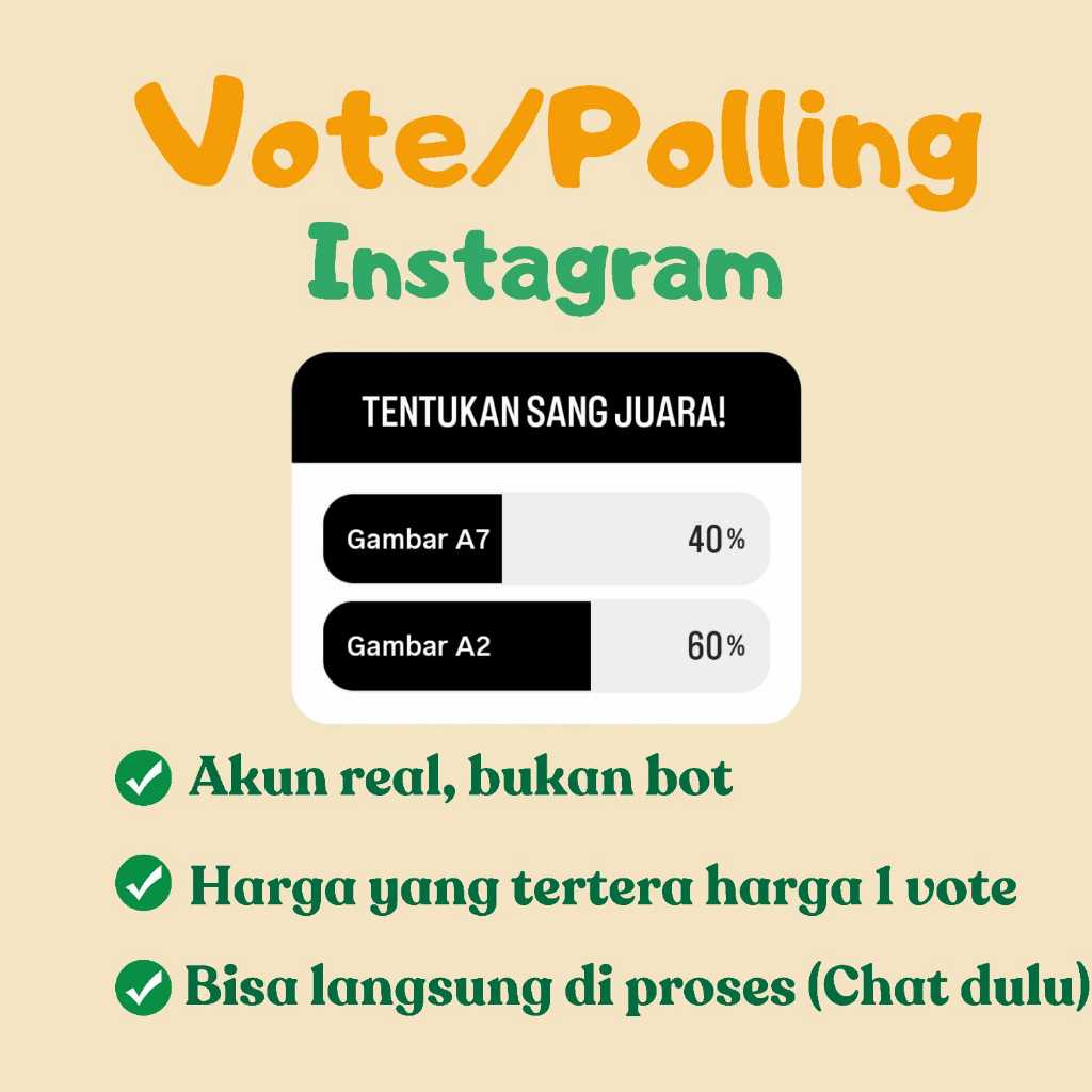 MEDIABUZZ | JASA BUZZER VOTE/POLLING INSTAGRAM