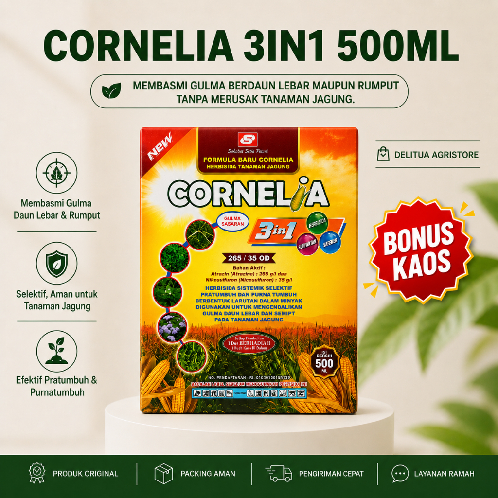 CORNELIA 500 ML HERBISIDA SELEKTIF JAGUNG 3 IN 1