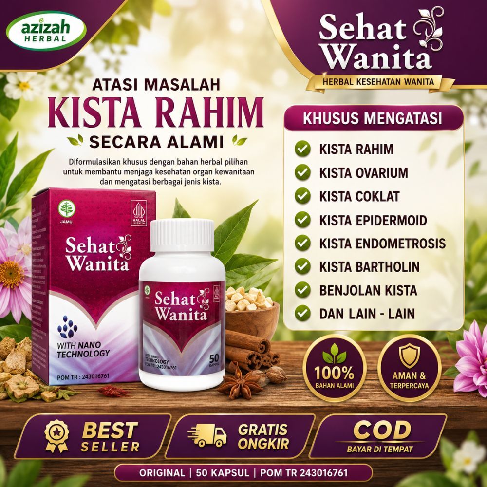 Obat Kista Ovarium, Kista Bartholin, Kista Epidermoid, Kista Endometriosis, Kista Coklat, Kista Bake