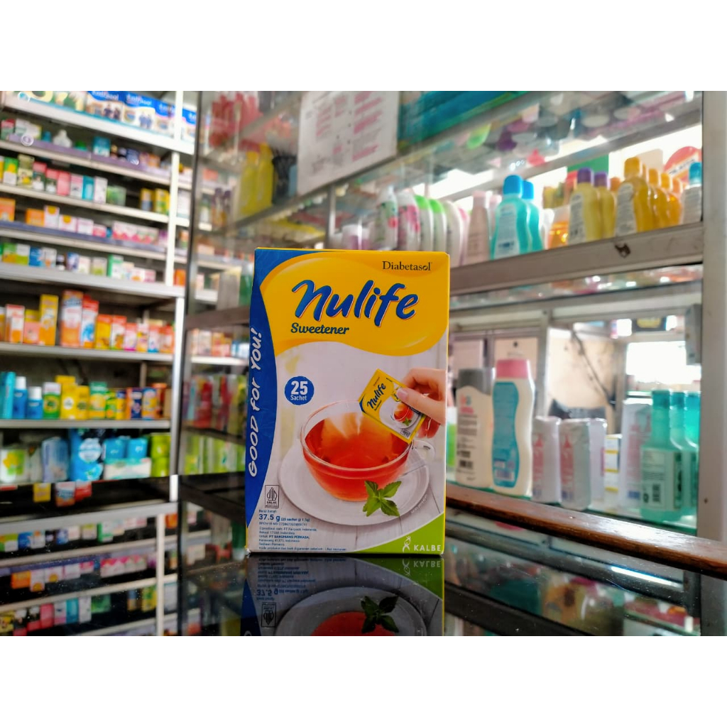 DIABETASOL NULIFE SWEETENER 1 BOX @25 SACHET nulife