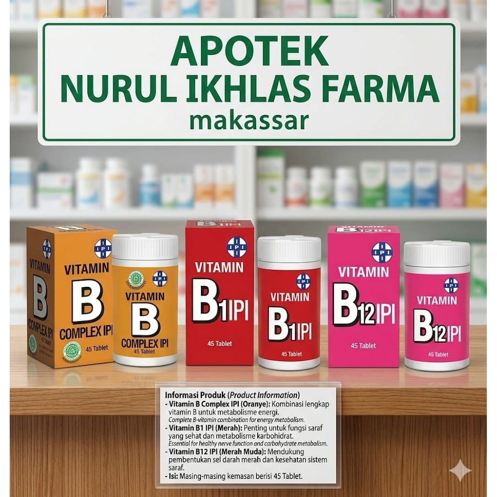 VITAMIN B COMPLEX ipi / B1/ B12 ipi