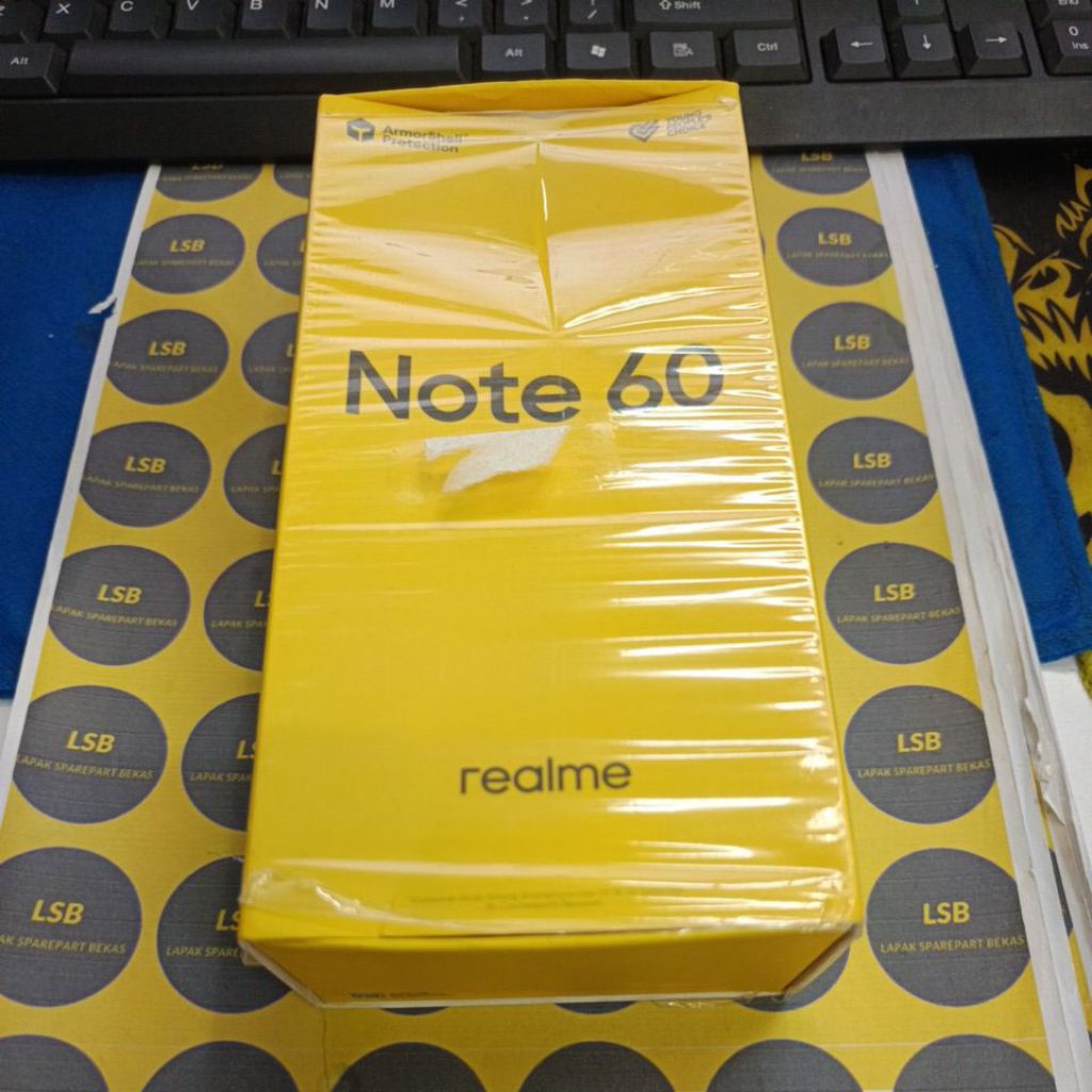 DUS BOX/KOTAK HANDPHONE REALME NOTE 60 ORIGINAL BEKAS