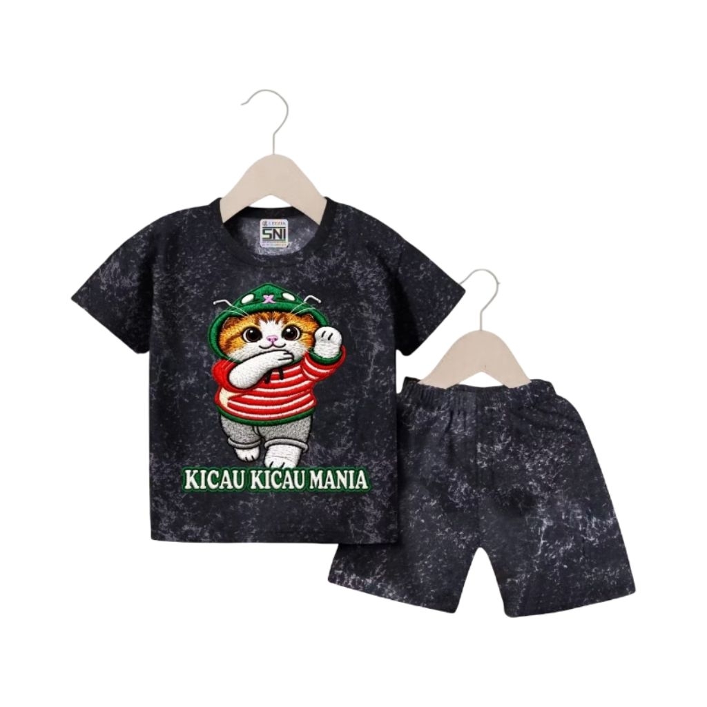Sanmutiara Setelan anak-anak wash Unisex Gambar kicau mania