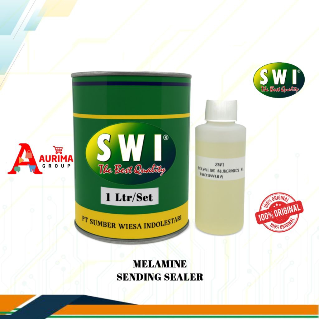 CAT SWI MELAMIN 2K SANDING SEALER 1LITER - CAT PELINDUNG KAYU CAT FINISHING KAYU BERKUALITAS ORIGINA