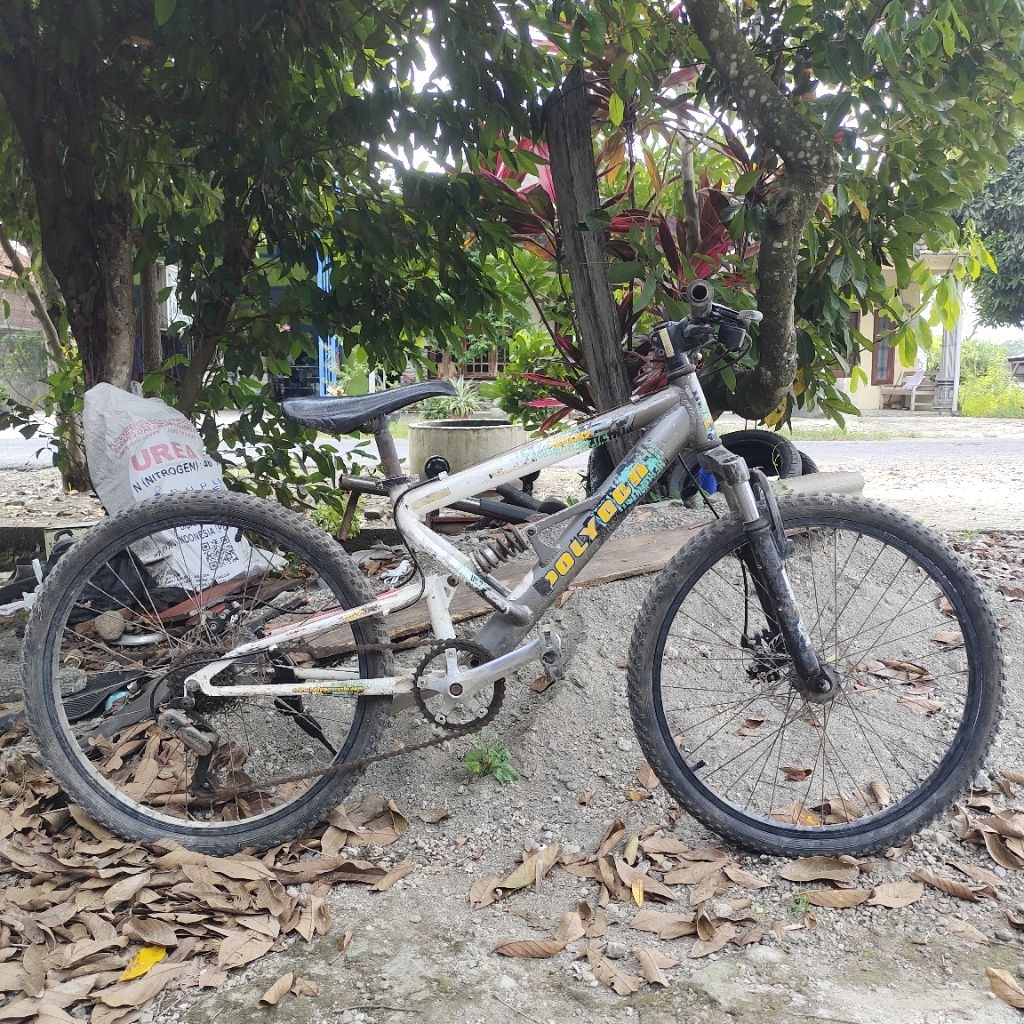 Sepeda MTB Polygon 24" Heron FullSus Disc brake