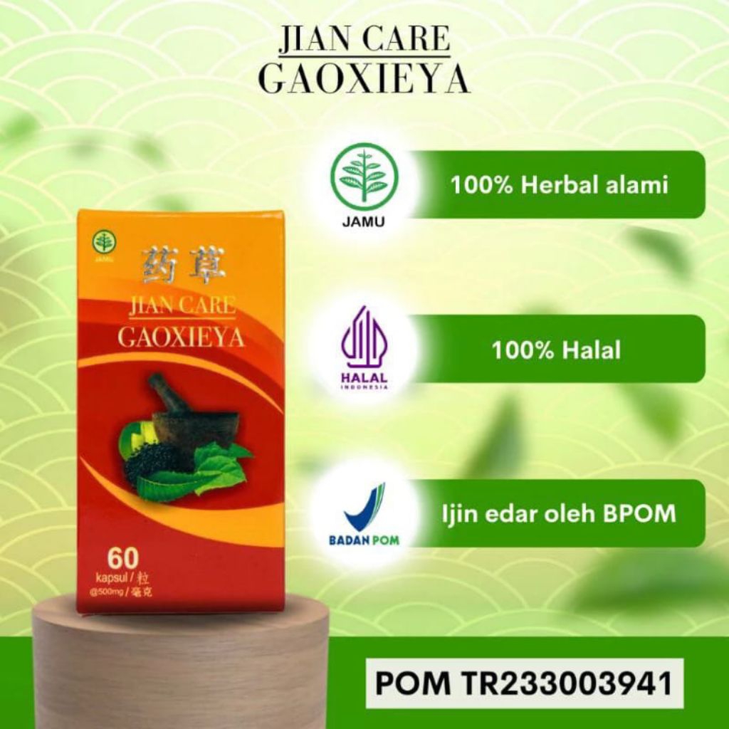 [PROMO] JIANCARE GAOXIEYA | Obat Herbal Ampuh Atasi Kencing Manis, Diabetes