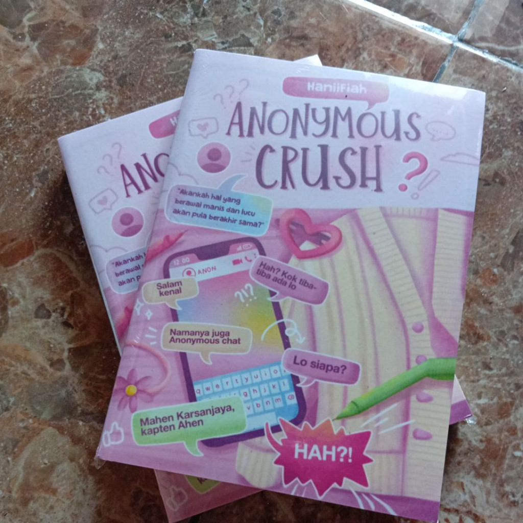 novel anonymous crush