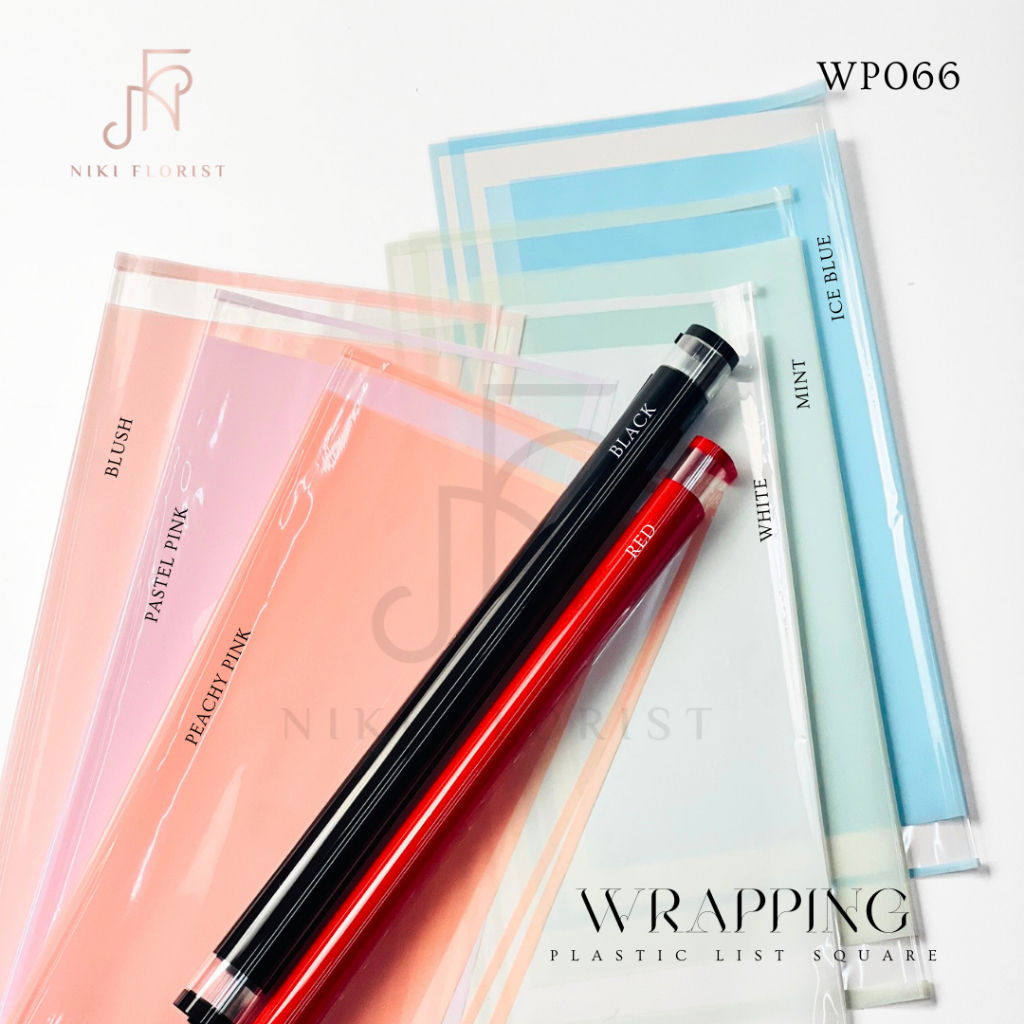 wrapping plastic list aquare