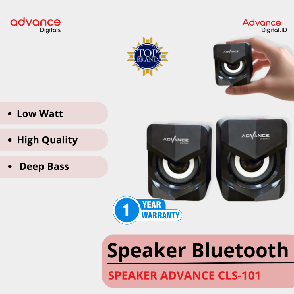 Advance Digitals - Speaker bluetooth advance cls101, speaker karaoke mini advance