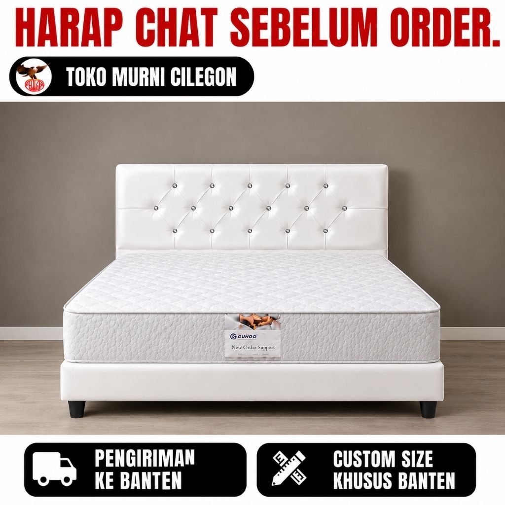 Sandaran Divan Putih dan Hitam (free ongkir cilegon serang kota)