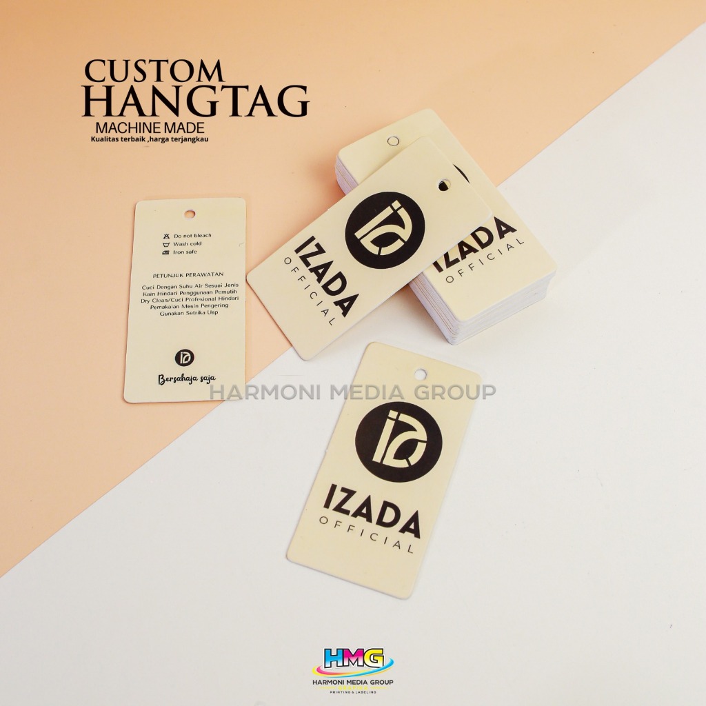 Hangtag Tebal 700gsm - Hangtag Baju - Hangtag Hijab