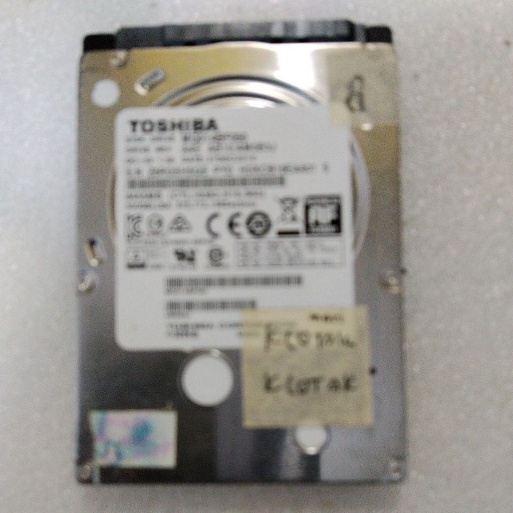 harddisk laptop rusak merk toshiba
