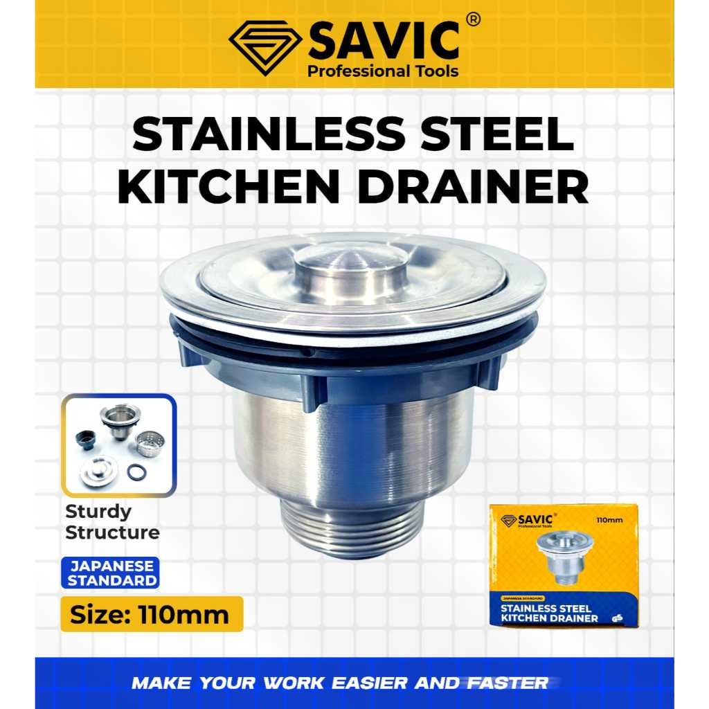 AFUR BAK CUCI PIRING FULL STAINLESS STEEL SAVIC