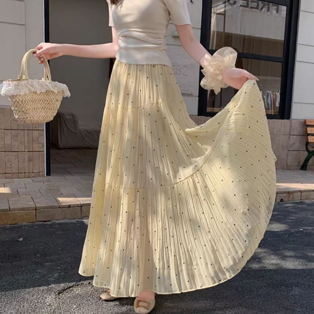 ROK IMPORT SUSUN PANJANG WANITA ROK PRISKET