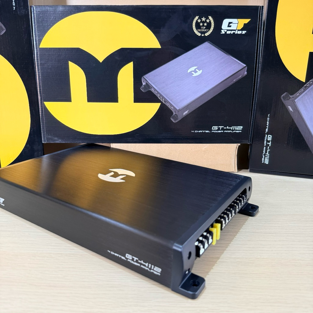 POWER 4 CHANNEL MOMENTUM GT 4112 AMPLIFIER MOMENTUM 4 CHANNEL MOMENTUM 4112
