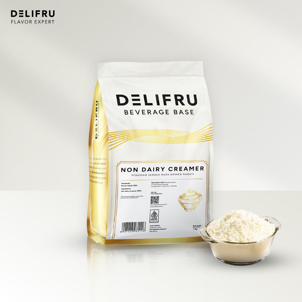 Powder Drink Non Dairy Creamer Delifru 1 Kg - Bubuk Krimer Nabati Premium