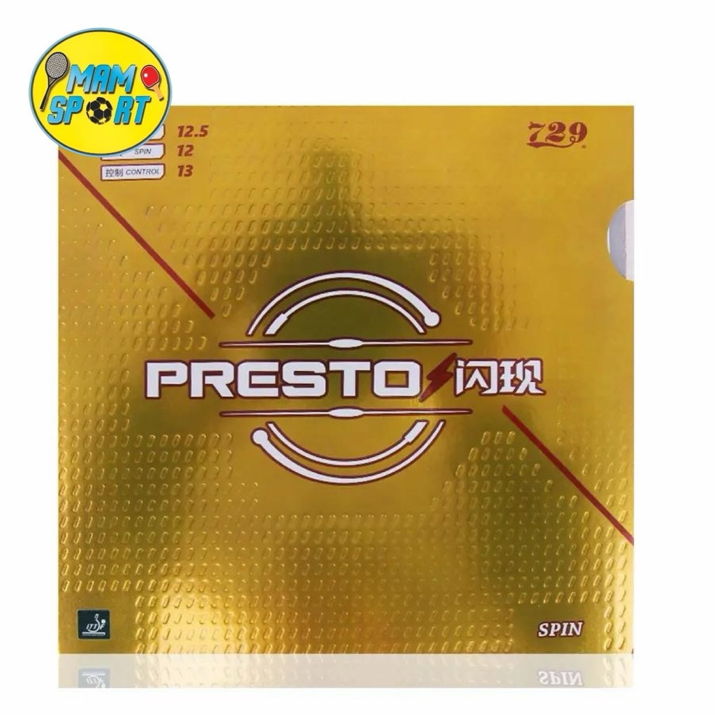 Karet Bet Pingpong Tenis Meja FRIENDSHIP 729 PRESTO SPIN Original