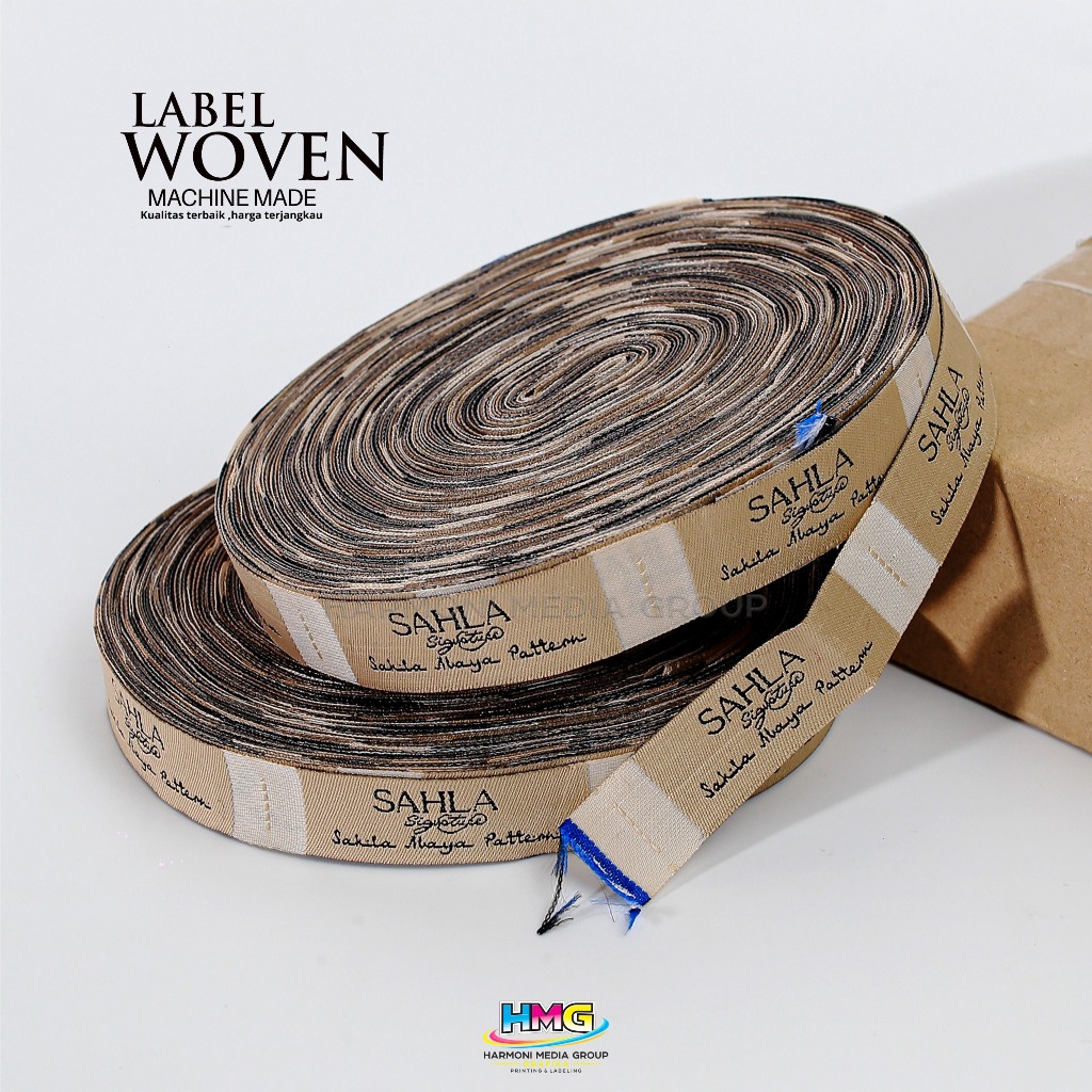 label Woven 1.5x5cm / label woven / woven damask / woven rajut / woven bordir